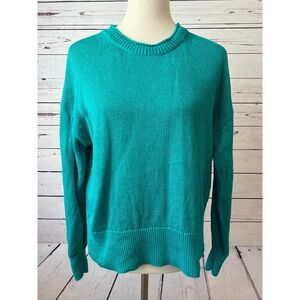 J Crew Sweater size Small‎ Old Money Quiet Luxury Cotton Linen BQ194 Pullover